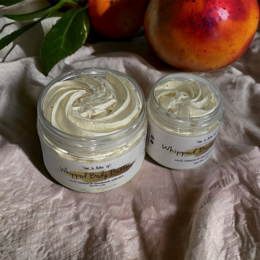 Time to Butter Up - Mango Citrus Whipped Body Butter Available at Aros Care